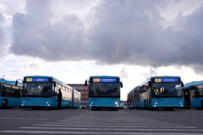 Умные автобусы в Санкт-Петербурге